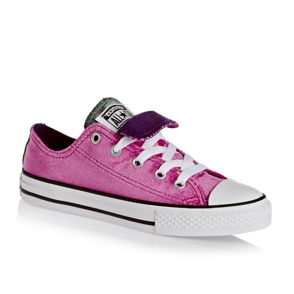 Converse All-Star Velvet Double Tongue Sneakers - Picture 3 of 5